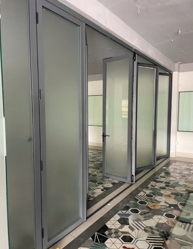 Cửa nhôm Xingfa xếp trượt Đà Nẵng